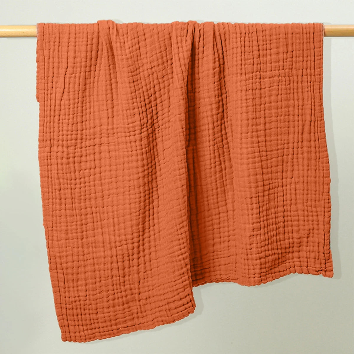 6-Layer Cotton Gauze Baby Blanket & Absorbent Bath Towel