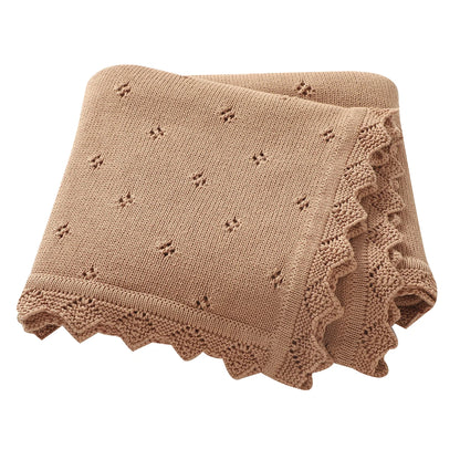Ultra-Soft Knitted Cotton Baby Swaddle & Blanket (90x70cm)