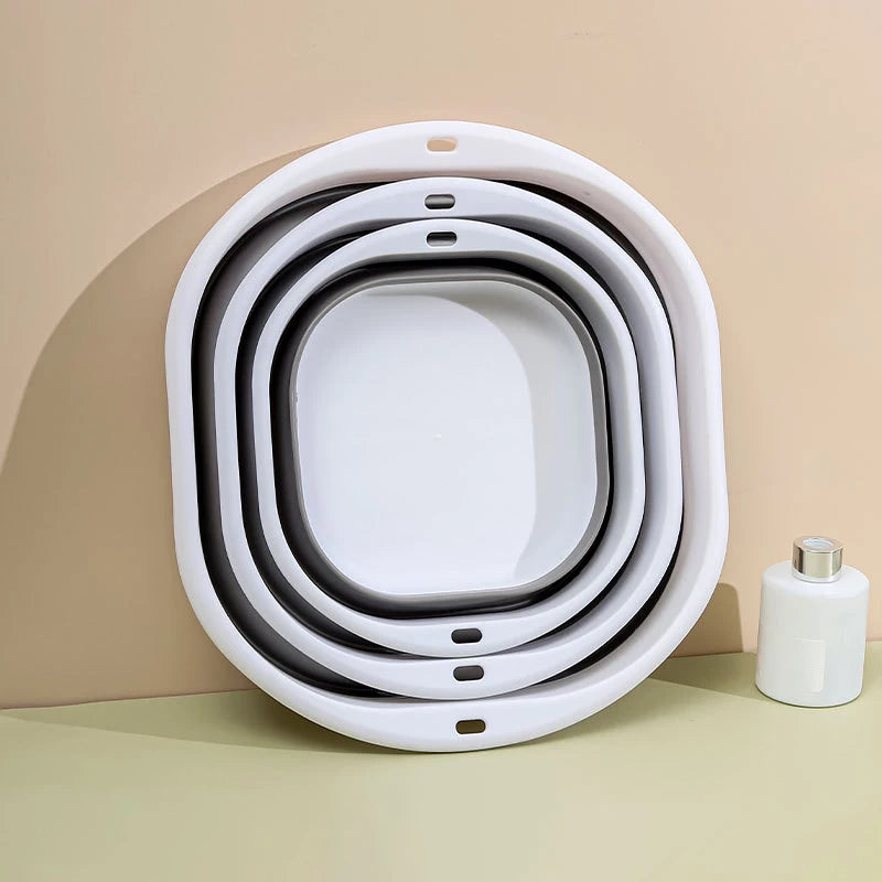 Portable Folding Plastic Multi-Use Wash Basin