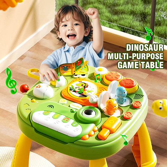 Infant Busy Board Activity Table: Sensory & Early Educational Toy