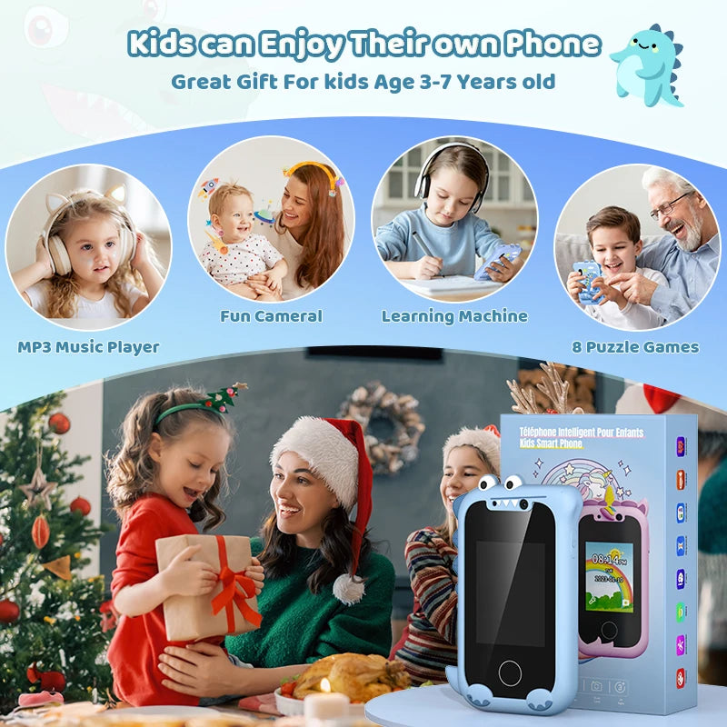Kids Toy Smart Phone with Dual Camera & MP3