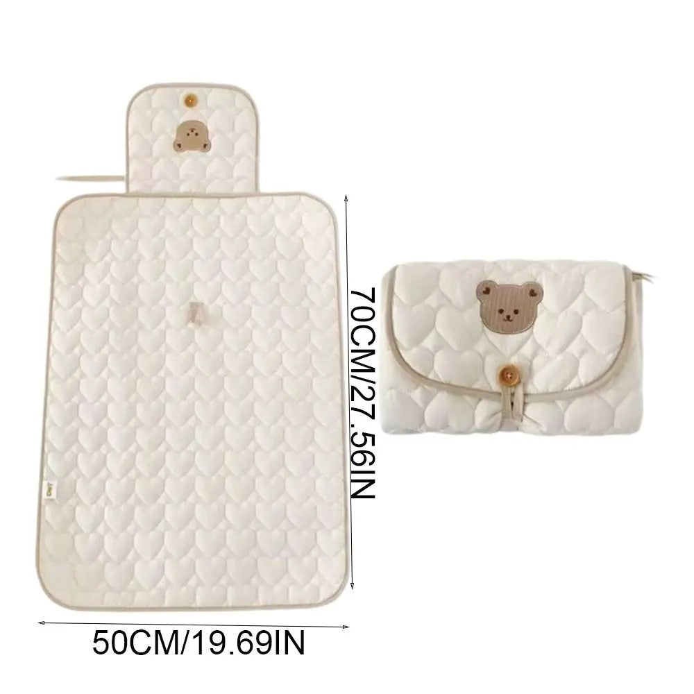 Multifunctional Cotton Baby Changing Cover & Pad