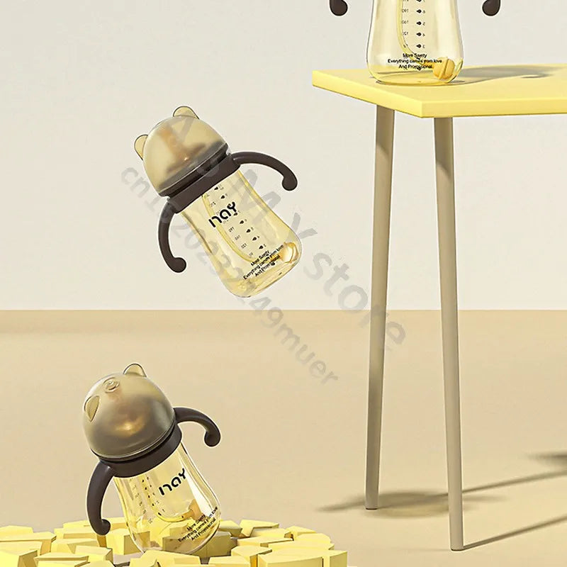 Anti-Colic Feeding Bottle – Bacteriostatic, Anti-Fall Design with Teething Guard