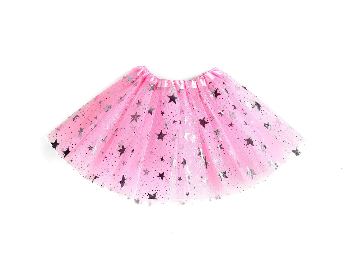Girls Tulle Star Sequins Princess Tutu Skirt
