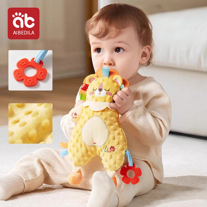 Plush Animal Security Blanket - Soft Baby Sleeping Comforter