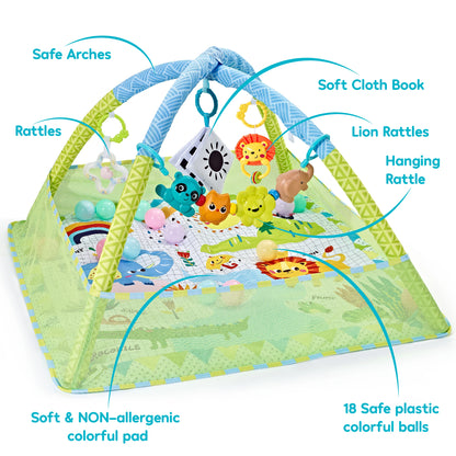 Baby Early Education Play Mat with Toys