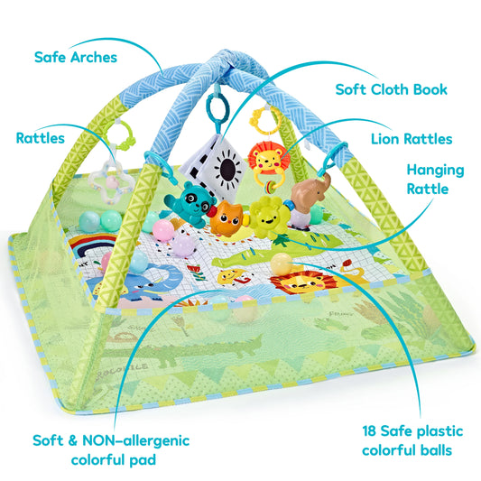 Baby Early Education Play Mat with Toys