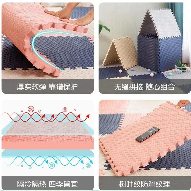 12-Piece Interlocking Foam Play Mat