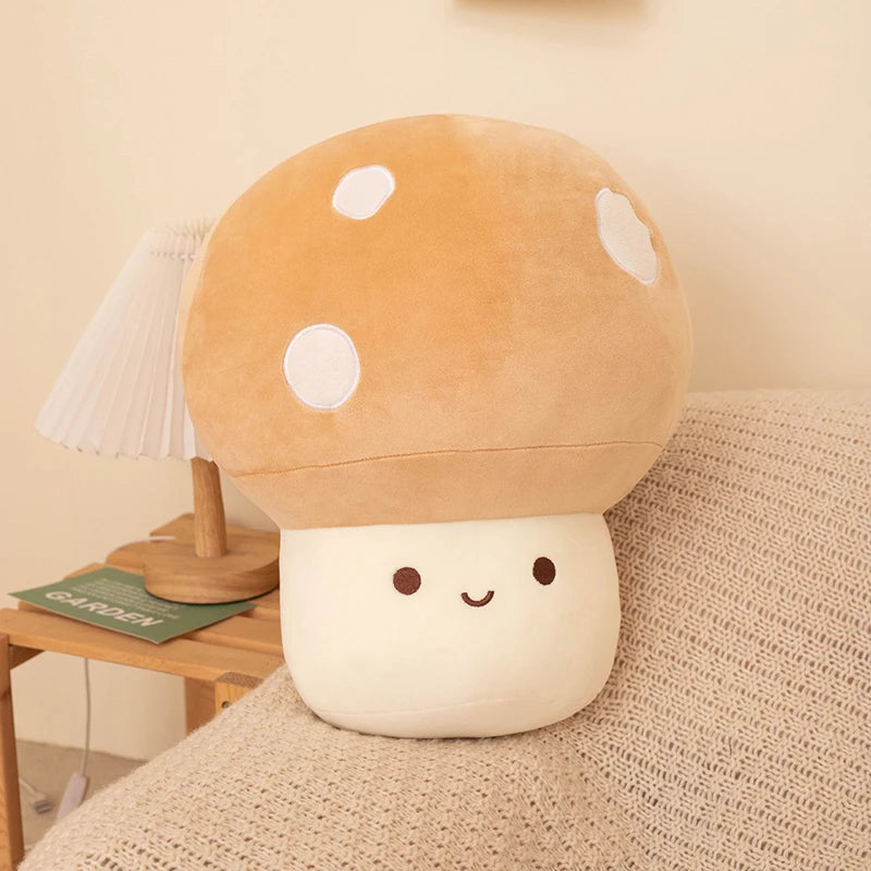 Kawaii Mushroom Plush – Soft Squishy Pillow Toy & Cute Gift for Kids
