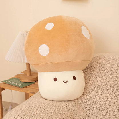 Kawaii Mushroom Plush – Soft Squishy Pillow Toy & Cute Gift for Kids
