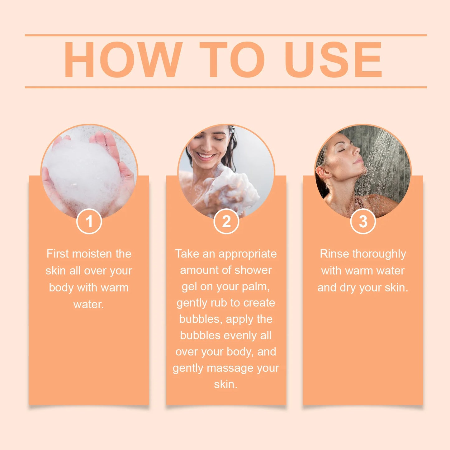 Papaya Shower Gel-Fade Pigmentation- Lasting Aroma Hydrates and Refreshing Body Wash