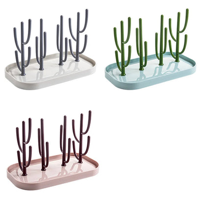 Space-Saving Bottle Dryer & Drainer Stand