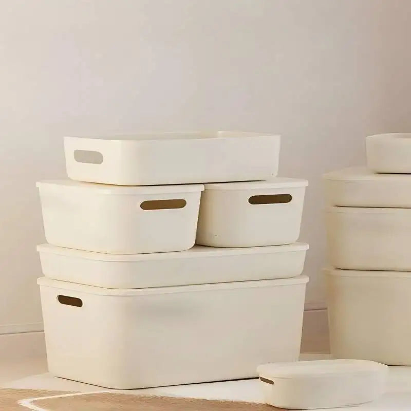 Dustproof Storage Box with Lid for Clothes & Toys