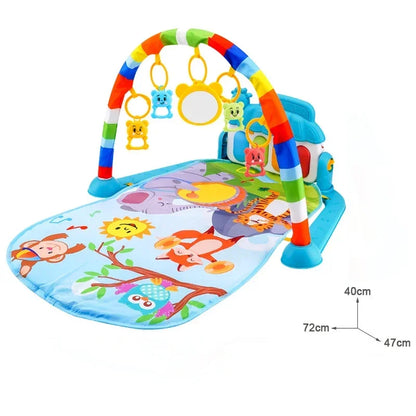 Musical Baby Activity Gym & Piano Keyboard Play Mat