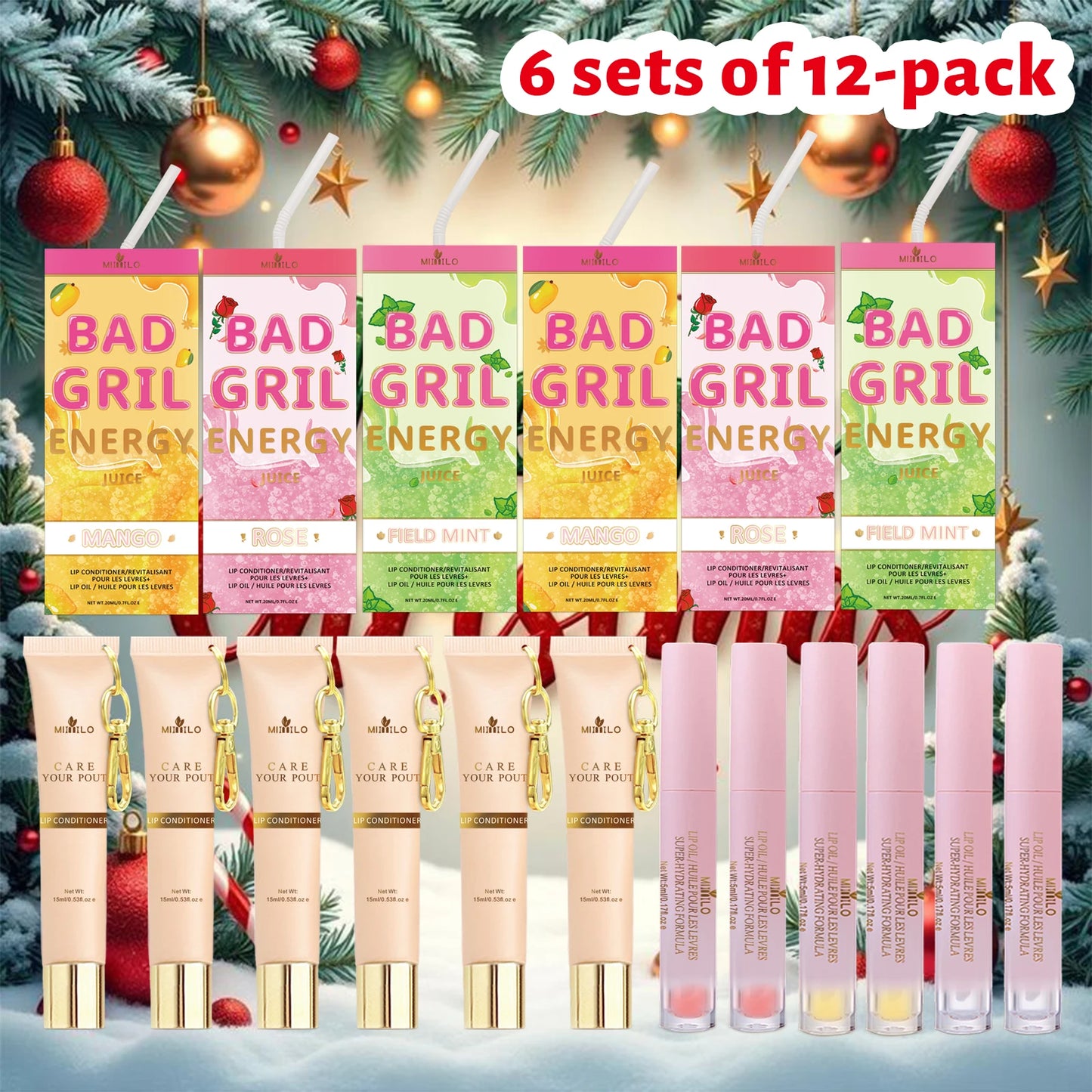 Deep Hydration Lip Care & Repair Kit (12 Colors)