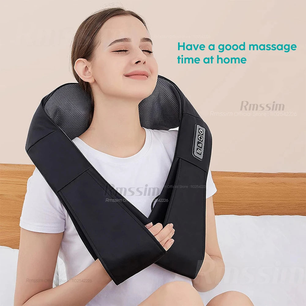 Electric Deep Tissue Kneading Pillow for Full Body Relief