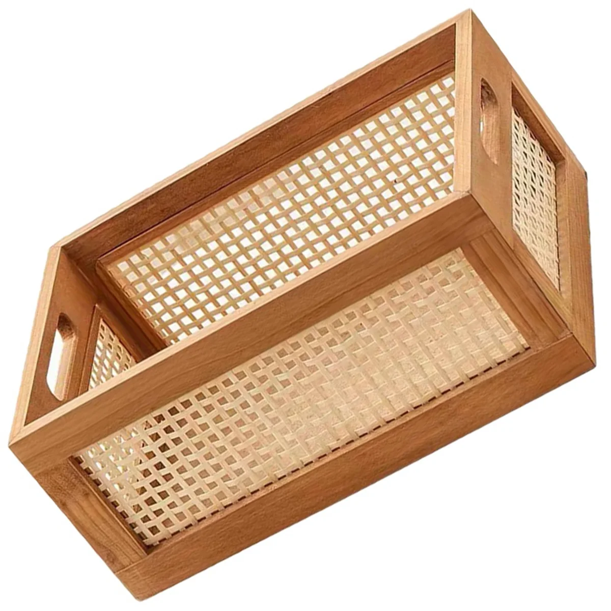 Woven Rattan Book & Nursery Storage Basket