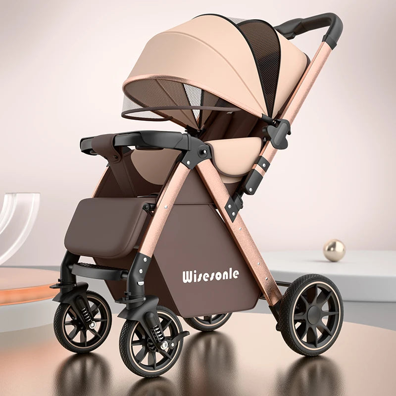 Lightweight Folding Two-way Baby Stroller