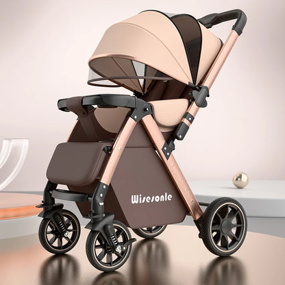Lightweight Folding Two-way Baby Stroller