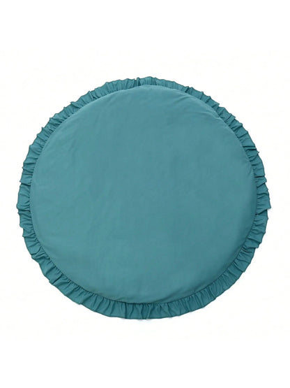 Soft Cotton Padded Baby Play Mat & Floor Carpet (Lace Trim)