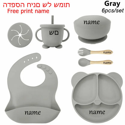 Plate Set 6Pcs Children Personalized Tableware