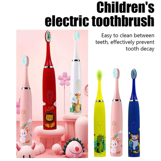 Children's Ultrasonic Rechargeable Electric Toothbrush