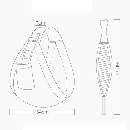 Mesh Fabric Infant Carrier Sling & Breastfeeding Cover (0-36M)