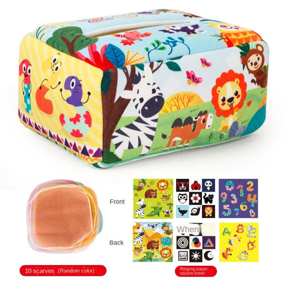 Montessori Magic Tissue Box Sensory Toy