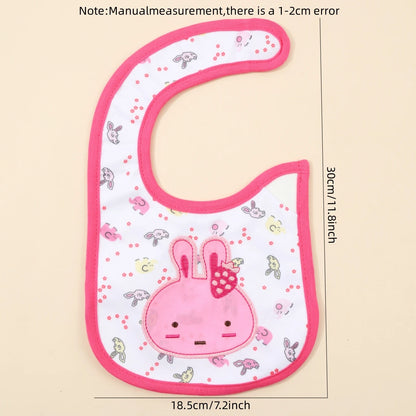 Waterproof Feeding Bibs for Babies & Toddlers – Soft Apron & Burp Cloth Set