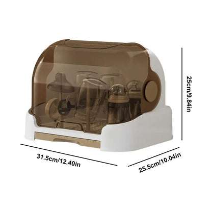 Portable Dustproof Baby Bottle Drying & Storage Box