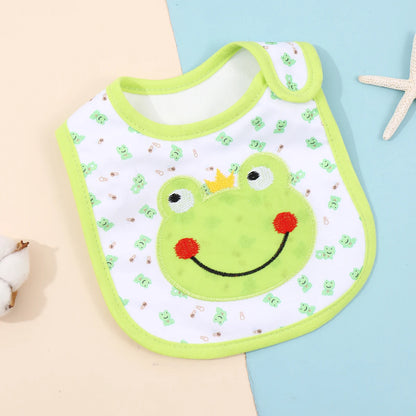Waterproof Feeding Bibs for Babies & Toddlers – Soft Apron & Burp Cloth Set