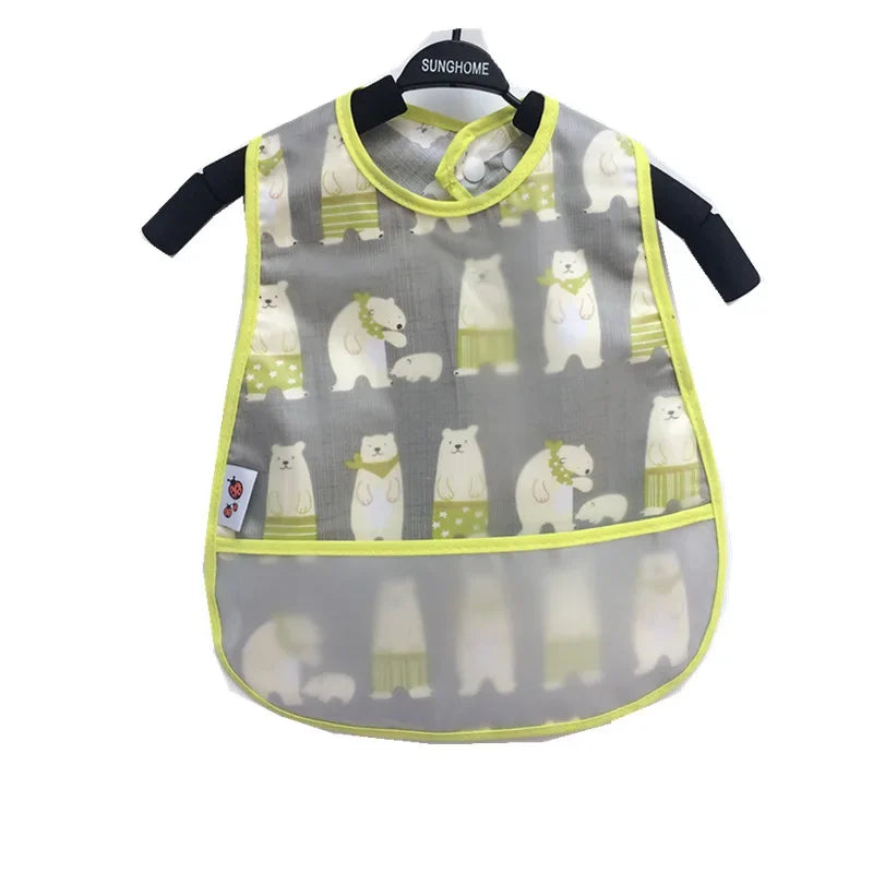 Adjustable Waterproof Bibs – Cute EVA Feeding Apron