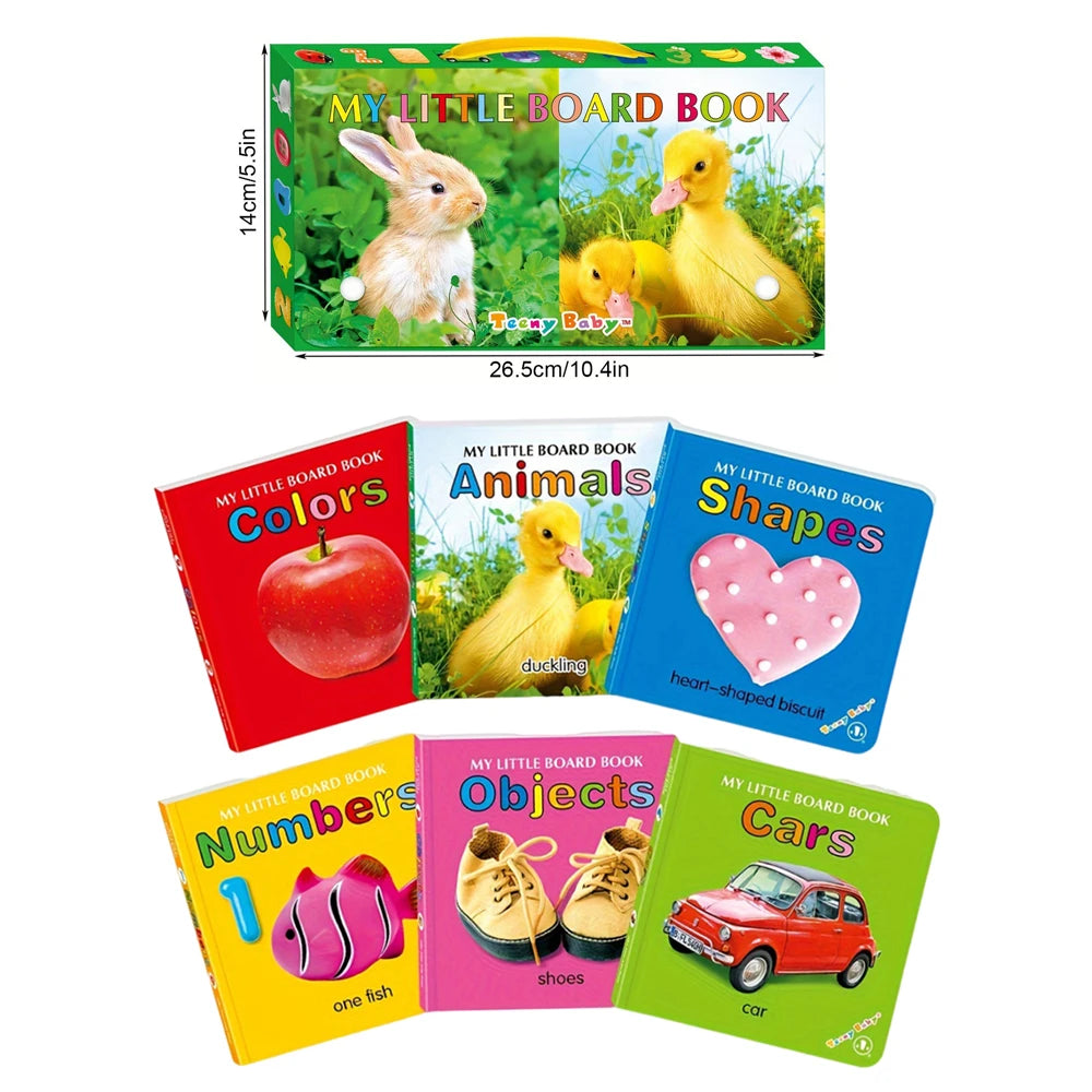 Interactive Baby Card Book: Early Education & Sensory Reading Toy Gift
