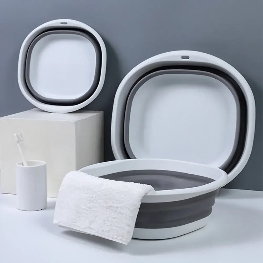 Portable Folding Plastic Multi-Use Wash Basin
