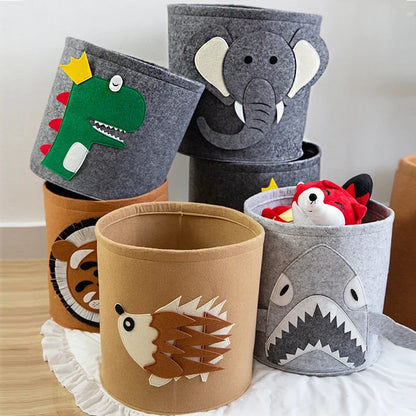 Large Felt Baby Toy Storage Bucket & Hamper