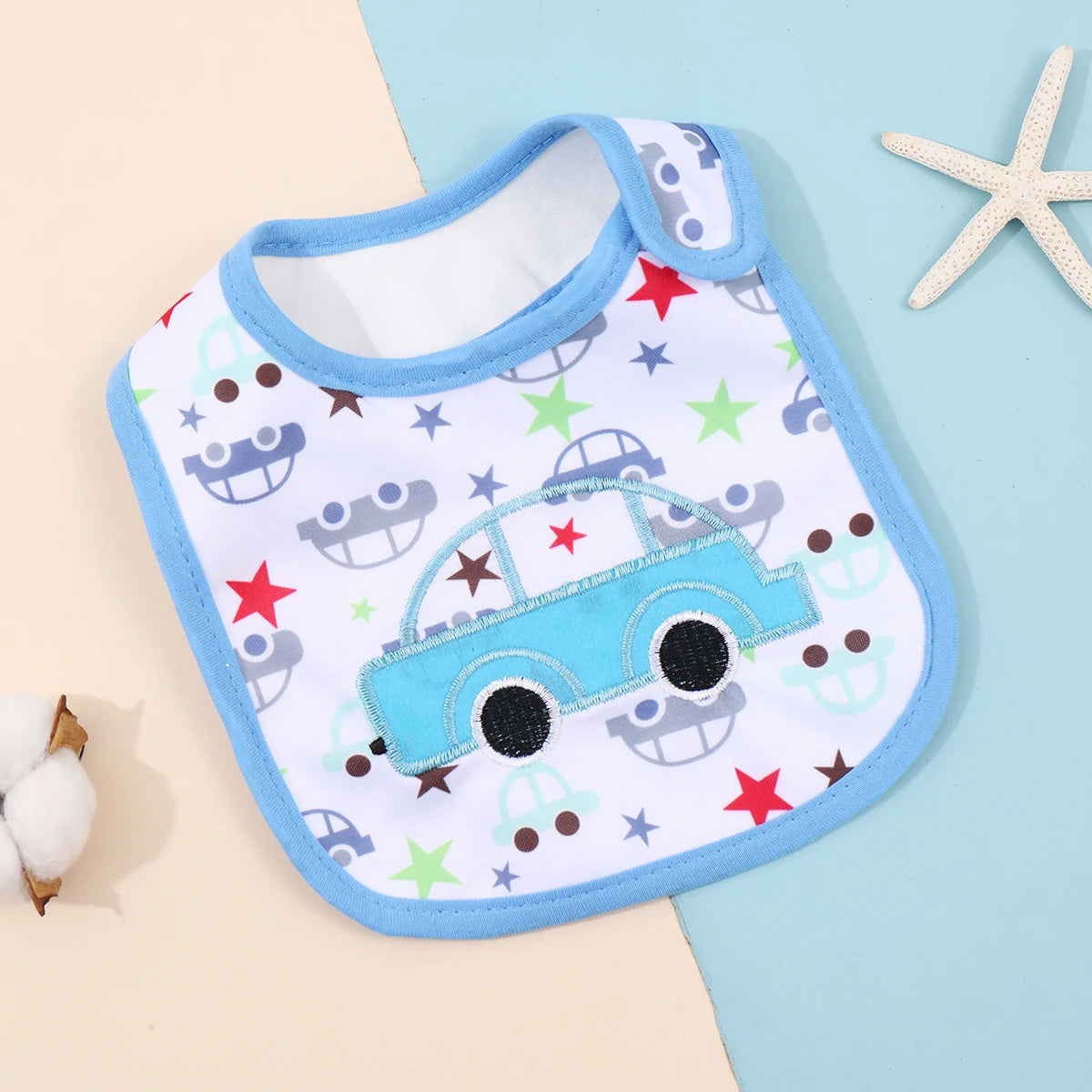 Waterproof Feeding Bibs for Babies & Toddlers – Soft Apron & Burp Cloth Set
