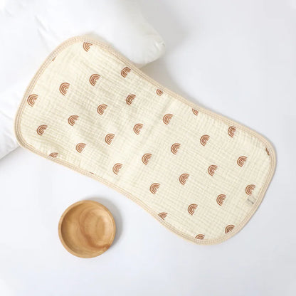 Newborn Baby Burp Cloth, 6-Layer Gauze Waterproof