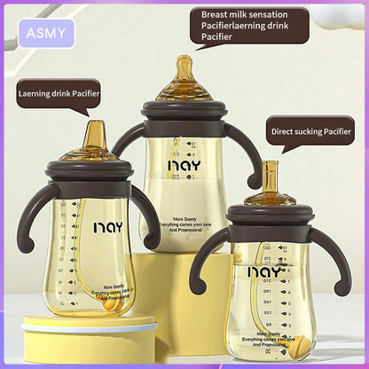 Anti-Colic Feeding Bottle – Bacteriostatic, Anti-Fall Design with Teething Guard