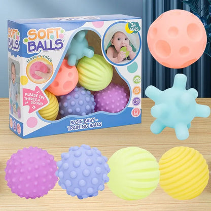 6PCS Baby Sensory Textured Balls