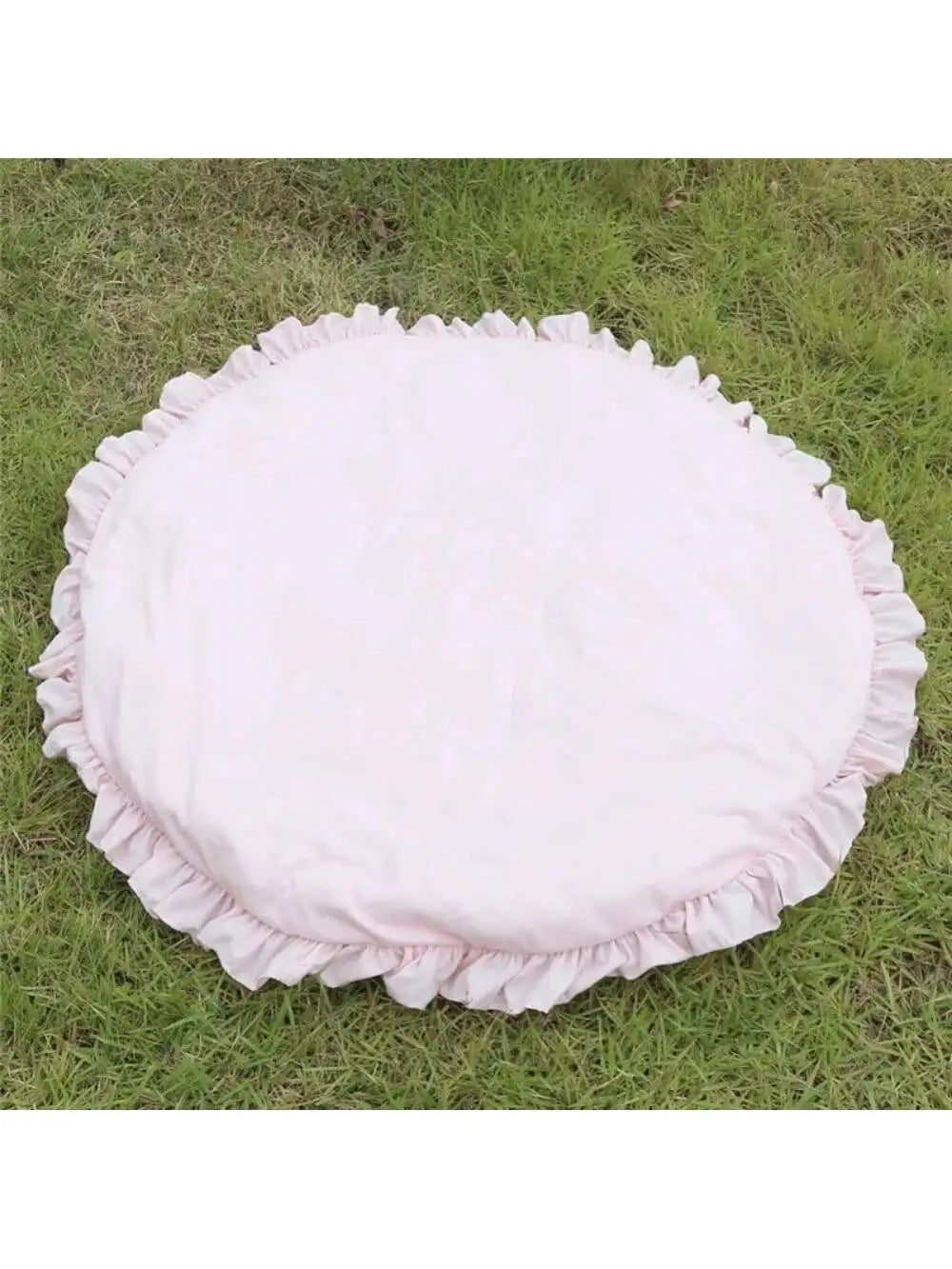 Soft Cotton Padded Baby Play Mat & Floor Carpet (Lace Trim)
