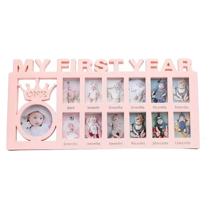 Baby's First Year Growth Picture Frame