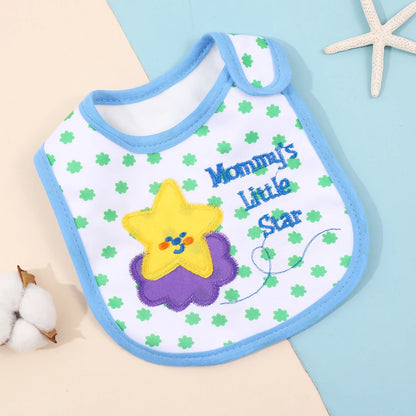 Waterproof Feeding Bibs for Babies & Toddlers – Soft Apron & Burp Cloth Set