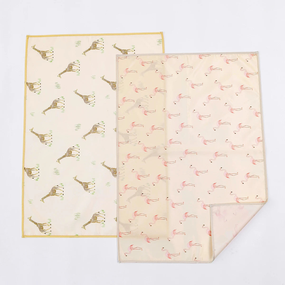 HappyFlute Portable Baby Diaper Changing Mat 50x70cm Soft Washable Polyester Changing Pad Cover Mattress for Babies