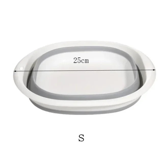 Portable Folding Plastic Multi-Use Wash Basin