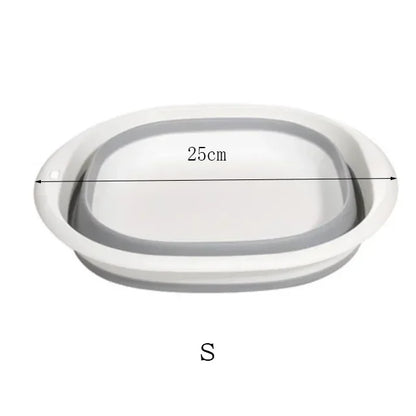 Portable Folding Plastic Multi-Use Wash Basin