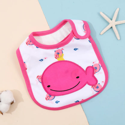 Waterproof Feeding Bibs for Babies & Toddlers – Soft Apron & Burp Cloth Set