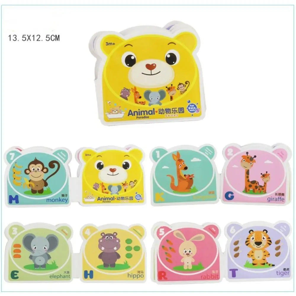 Waterproof Learning Animal & Number Bath Books