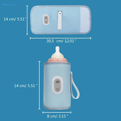 USB Portable Milk Bottle Heater with Digital Readout