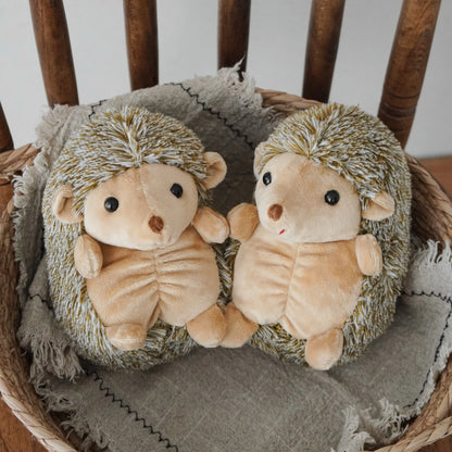 Cute Hedgehog Plush – Soft Round Toy with Short Legs & Adorable Smile