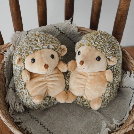 Cute Hedgehog Plush – Soft Round Toy with Short Legs & Adorable Smile